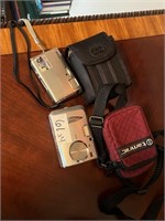 2 Digital Cameras W/ Cases