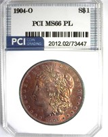 1904-O Morgan MS66 PL LISTS $1050