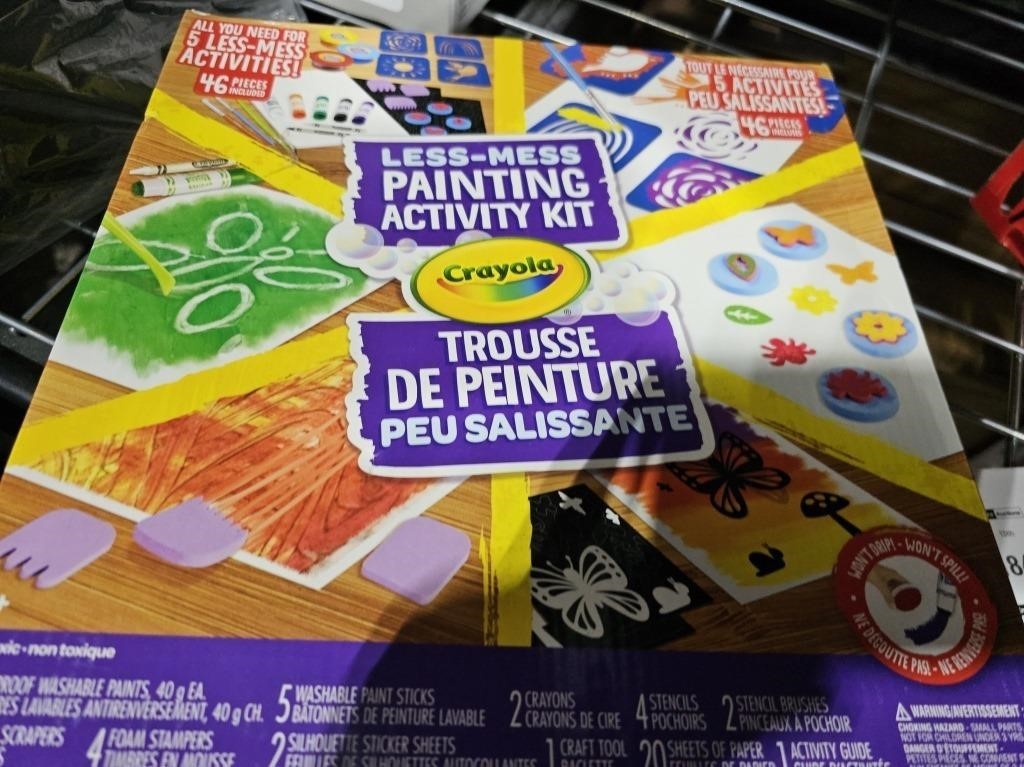 Crayola Less-mess painting activity kit