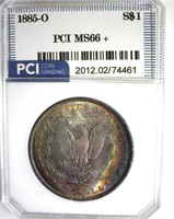 1885-O Morgan MS66+ LISTS $675