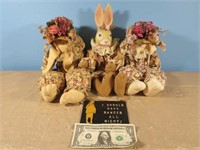 House of Llyod Collectible Rabbits, 3 Total +