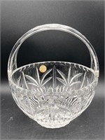 Polish Lead Crystal Glass Basket