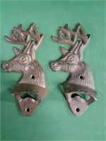 Cast Iron Deer w/Antlers Bottle Opener