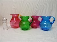 Plastic / Acrylic Beverage Pitchers ~ Lot of 4