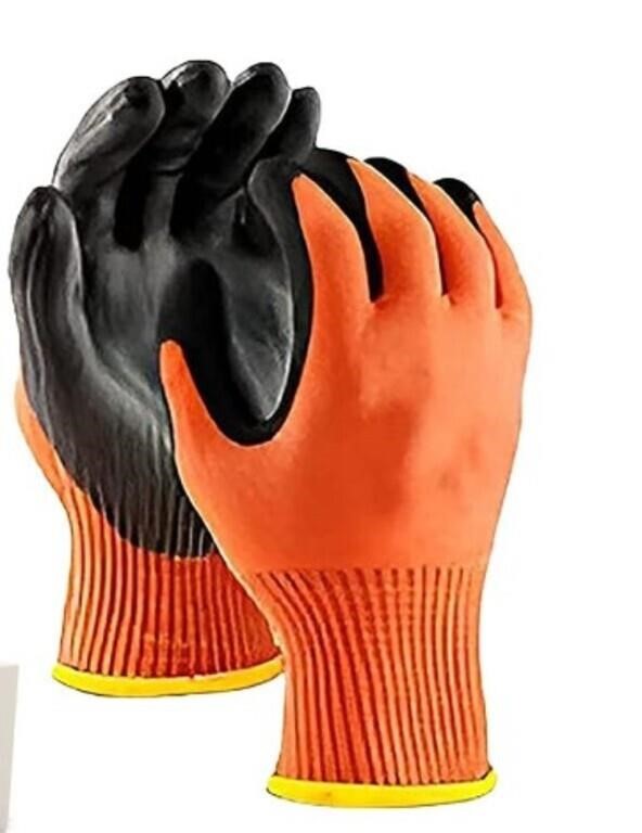 XL - V-Gsafety Coated Winter Work Gloves, Latex Co