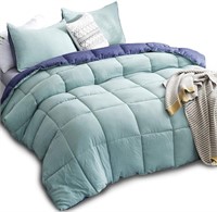 Quilted Comforter Set with Shams Queen Size