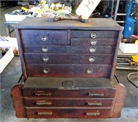 (2) Wooden Tool Boxes