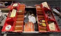 Vintage Tackle Box and Contents