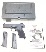 RUGER SR45 .45 cal PISTOL 2 MAGAZINES & RUGER