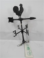 1 ALUMINUM ROOSTER WEATHER VANE: