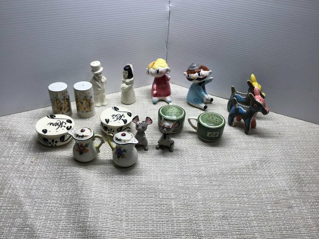 Salt & Pepper Shaker  Collection Day 2 Auction