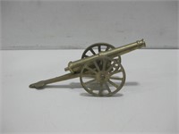 12" Brass Cannon Statue See Info