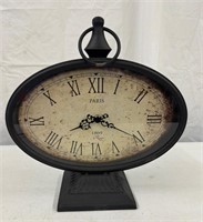 Metal Mantle Clock