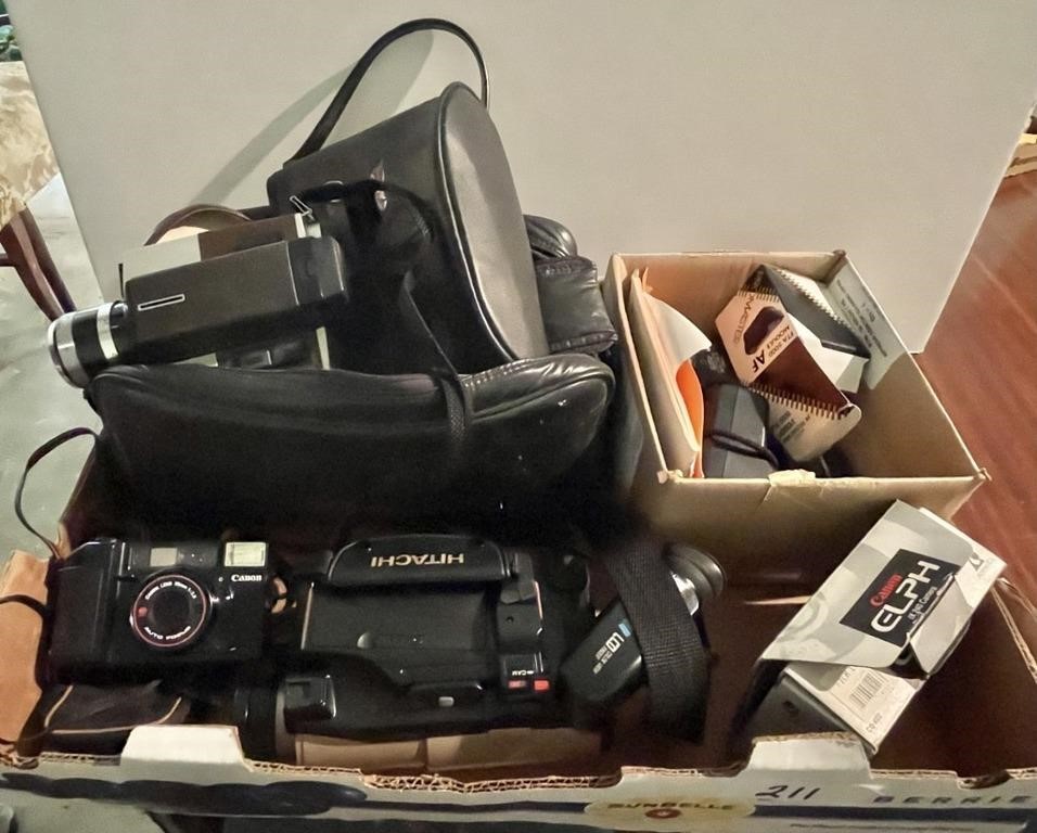 Flat of camera equipment