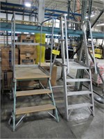 4-Step Platform Aluminum Ladder &