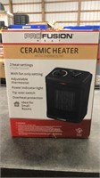 Profusion ceramic heater with thermostat 2 heat