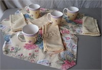 Coffee Cups/ Placemats
