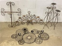 Selection of Metal Candle Holders