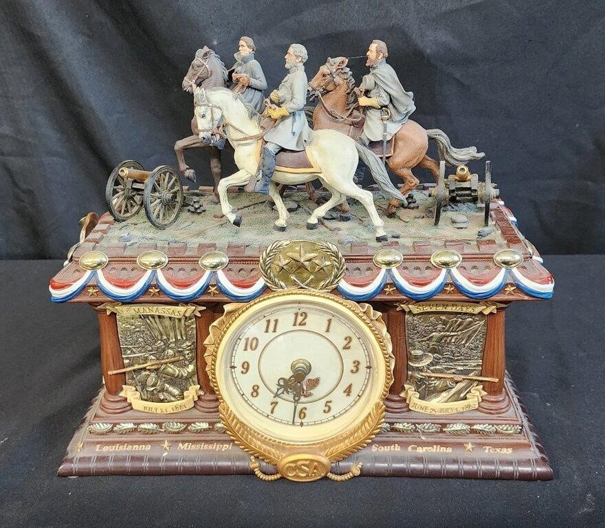 Bradford Exchange Collectors Clock