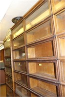 7 Stack Antique Oak Barrister Bookcase
