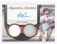 #150/199 PETE ALONSO AUTO BASEBALL PATCH CARD