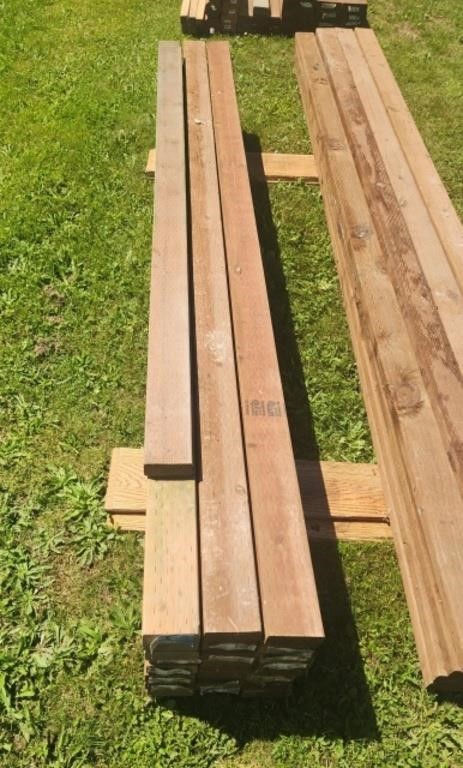 (24) 2×4×8 Treated Lumber, and (1) 6' Length