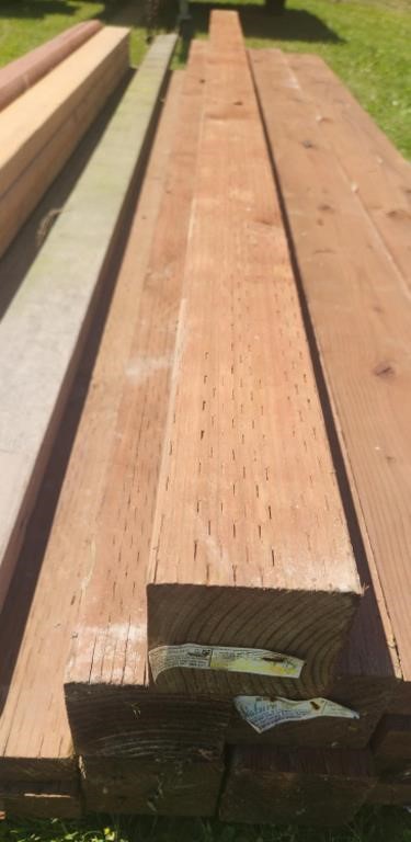 (5) 4×4×8 Treated Lumber