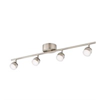 Burgate 2 Ft. 4-Light Brushed Nickel Integrated LE