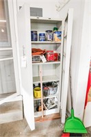 Metal 2 Door Garage Cabinet (24"W x 63"T x 13.5"D)