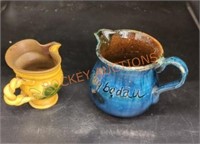 Handmade Pottery German pitchers