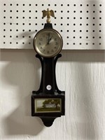 12 Day, New Haven Banjo Clock, 18 " tall
