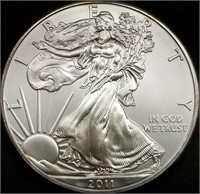 2011 1oz Silver Eagle BU