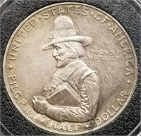 1920 Pilgrim Tercentenary Silver Comm. Half Dollar