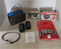 (2) Mini Air Compressors, Safety Seal Kit, and