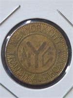 New York City Transit authority token