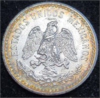 1910 MEXICO 10 CENTAVOS - BU Toned Silver Centavos