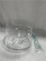 PLASTIC MULTIFUNCTIONAL CAKE STAND 11 x7 INCH