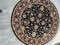 5.9'x5.9' Tabriz Design Hand Made; Hand-knotted