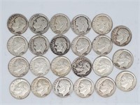 23 Roosevelt Silver Dimes