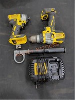 DeWalt drill set 20V,  without battery