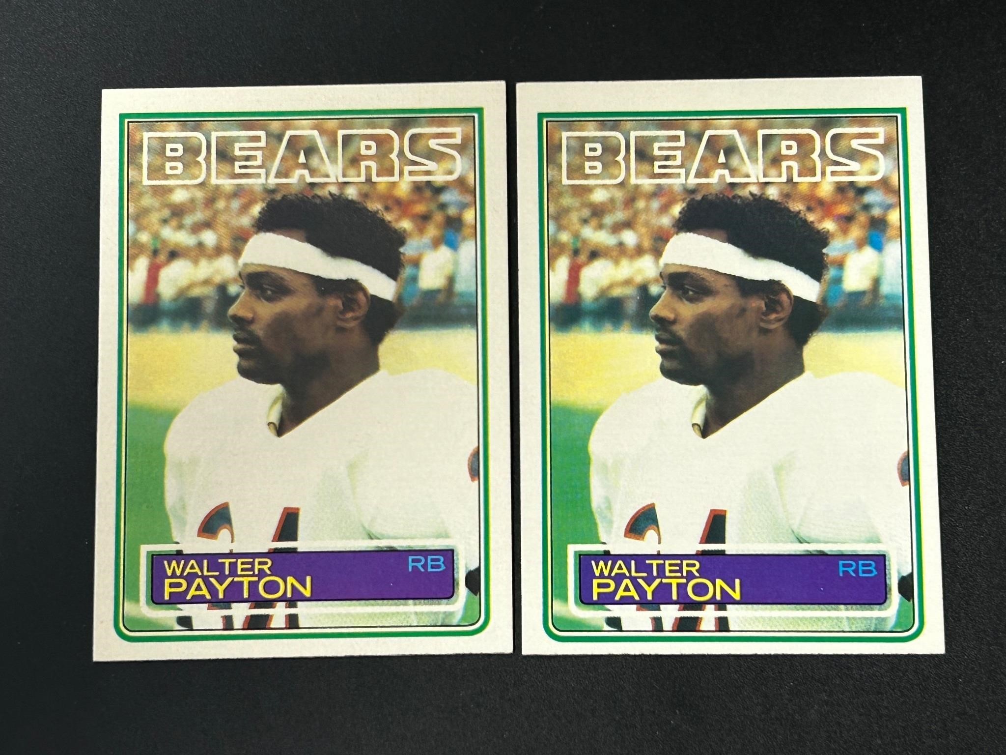 1983 Topps Walter Payton Cards