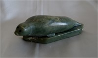 Seal Soapstone Inuit Carving
