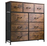 9-Drawer Dresser, Fabric Storage Tower for Bedroom