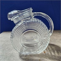 Big Ben Tilt Glass Pitcher Federal Glass 1930s