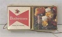 Budweiser Lighted Sign 24x12 Working