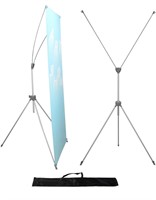 X Banner Stand Adjustable Fit Banner Size from