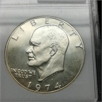 1974 S Eisenhower $1 UNGRADED