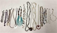 Sixteen Costume Necklaces