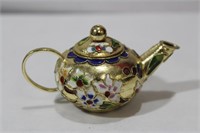 A Small Chinese Cloisonne Teapot