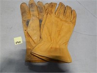 Women's Sz Medium Leather Gloves